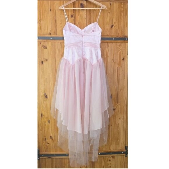 NEW FOR LOVE AND LEMONS ANYA PINK TULLE GOWN DRESS SIZE S - Picture 6 of 11